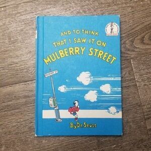 Dr Seuss Vintage And To Think That I Saw It On Mulberry Street Canceled Book